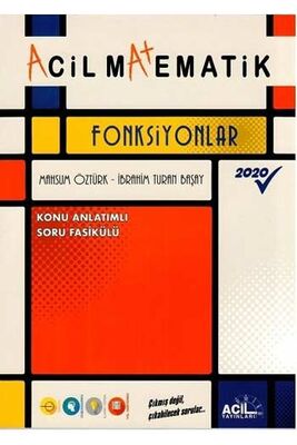 Acil Yayınları Fonksiyonlar Konu Anlatımlı Soru Fasikülü - 1