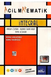 Acil Yayınları - Acil Yayınları İntegral Konu Anlatımlı Soru Fasikülü