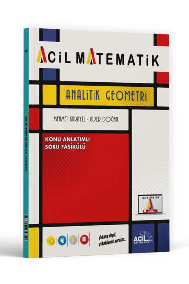 Acil Yayınları TYT AYT Analitik Geometri Konu Anlatım Soru Fasikülü - 1