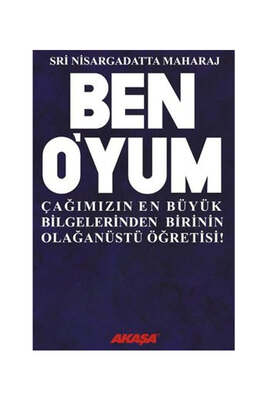 Akaşa Yayınları Ben O'yum - 1