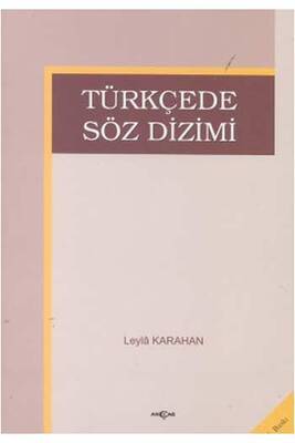Türkçede Söz Dizimi Akçağ Yayınları - 1