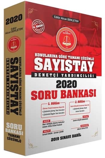 Akfon Yayınları 2020 Sayıştay Denetçi Yardımcılığı Tamamı Çözümlü Soru Bankası (Çıkmış 2019 Soruları Dahil)