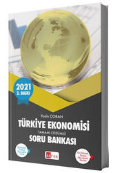 Akfon Yayınları - Akfon Yayınları 2021 Türkiye Ekonomisi Tamamı Çözümlü Soru Bankası