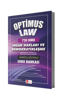 Akfon Yayınları 2021 Optimus Law Kaymakamlık İnsan Hakları ve Demokratikleşme Soru Bankası - 1