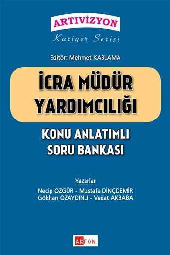 Akfon Yayınları İcra Müdür Yardımcılığı Konu Anlatımlı Çözümlü Soru Bankası