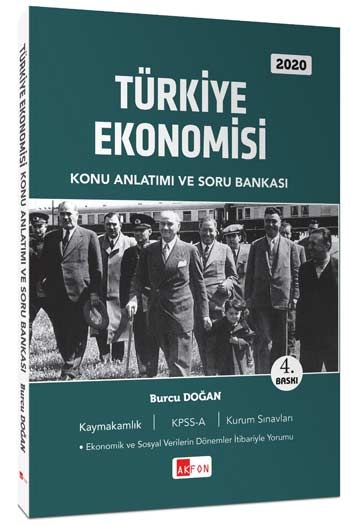 Akfon Yayınları Türkiye Ekonomisi Konu Anlatımı ve Soru Bankası Temmuz 2020