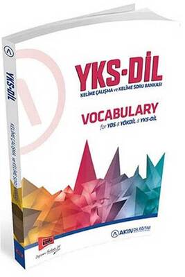 Akın Dil & Yargı Yayınları YKSDİL Vocabulary Kelime Çalışma ve Kelime Soru Bankası - 1