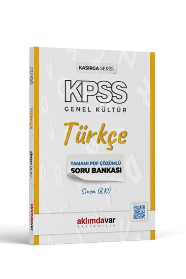 Aklımdavar Yayıncılık 2024 Kasırga Türkçe Soru Bankası Tamamı PDF Çözümlü - 1
