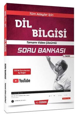 Yönerge Yayınları Tüm Adaylar İçin Dil Bilgisi Video Çözümlü Soru Bankası - 1