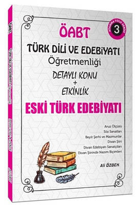 2021 ÖABT Türk Dili ve Edebiyatı Eski Türk Edebiyatı Konu Anlatımlı 3. Kitap Ali Özbek - 1