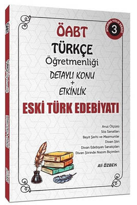 2021 ÖABT Türkçe Öğretmenliği Eski Türk Edebiyatı Konu Anlatımlı 3. Kitap Ali Özbek - 1