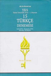 Altın Anahtar Yayınları - ​Altın Anahtar Yayınları YKS 1. Oturum TYT 15 Türkçe Denemesi