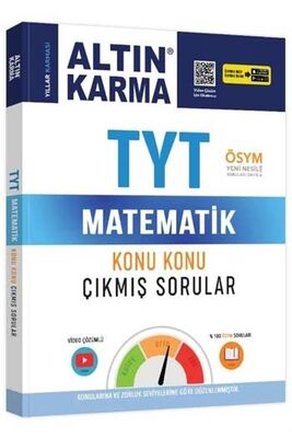 Altın Karma TYT Matematik Konu Konu Çıkmış Sorular - 1