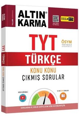 Altın Karma TYT Türkçe Konu Konu Çıkmış Sorular - 1