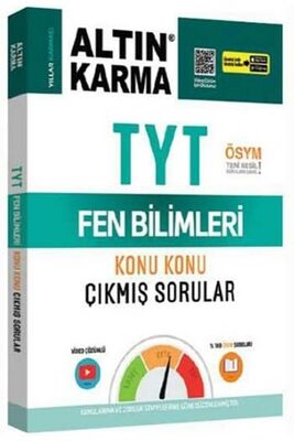 Altın Karma TYT Fen Bilimleri Konu Konu Çıkmış Sorular - 1