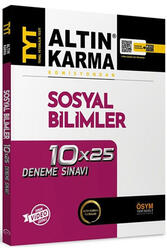 Altın Karma TYT Sosyal Bilimler Video Çözümlü 10x25 Deneme Sınavı - Altın Karma