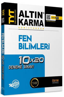 Altın Karma TYT Fen Bilimleri Video Çözümlü 10x20 Deneme Sınavı - 1