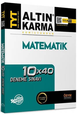 Altın Karma TYT Matematik Video Çözümlü 10x40 Deneme Sınavı - 1