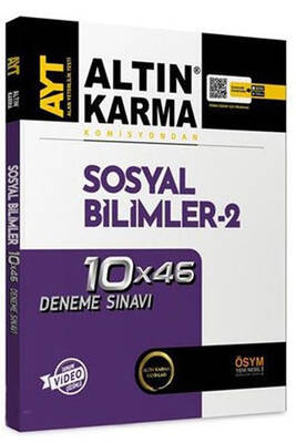 Altın Karma AYT Sosyal Bilimler 2 10x46 Deneme Sınavı - 1