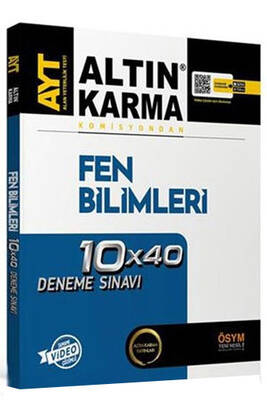 Altın Karma AYT Fen Bilimleri 10x40 Deneme Sınavı - 1