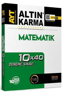 Altın Karma AYT Matematik 10x40 Deneme Sınavı - 1