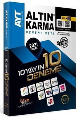 Altın Karma 2021 AYT 10 Farklı Yayın 10 Farklı Deneme - 1