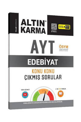 Altın Karma AYT Edebiyat Konu Konu Çıkmış Sorular - 1