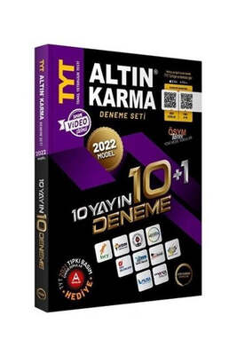 Altın Karma Yayınları 2022 TYT 10 Farklı Yayın 10 Farklı Deneme - 1