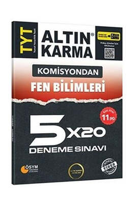 Altın Karma Komisyondan TYT Fen Bilimleri 5x20 Deneme Sınavı - 1