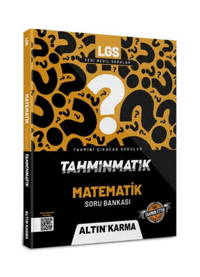 Altın Karma 8. Sınıf LGS Tahminmatik Matematik Soru Bankası - 1