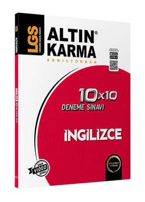 Altın Karma 8.Sınıf LGS İngilizce 10x10 Deneme Sınavı - 1