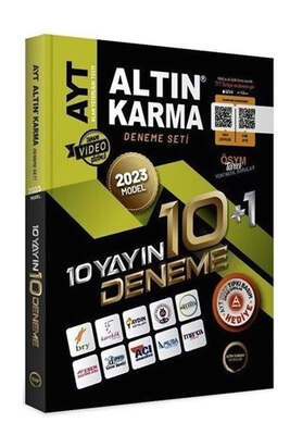 Altın Karma Yayınları 2023 AYT 10+1 Deneme - 1