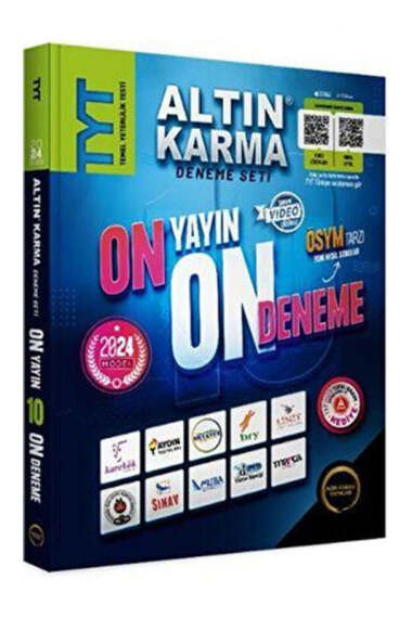 Altın Karma Yayınları TYT On Yayın On Deneme 2024 Model - 1