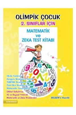 Altın Nokta Yayınları 2. Sınıflar İçin Olimpik Çocuk Bilsem Kanguru Matematik ve Zeka Testi Kitabı - 1