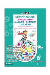 Altın Nokta Yayınları - Altın Nokta Yayınları 6. Sınıf Olimpik Çocuk Kanguru Olimpiyat Zeka Kitabı Deneme Sınavı