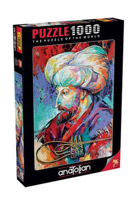 Anatolian 1078 Puzzle Fatih Sultan Mehmet 1000 Parça Puzzle - 1