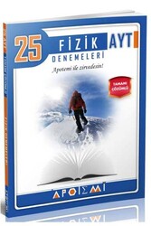 Apotemi Yayınları AYT Fizik Tamamı Çözümlü 25’li Denemeleri - Apotemi Yayınları
