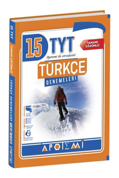 Apotemi Yayınları 2024 TYT Türkçe 15 Deneme - 1