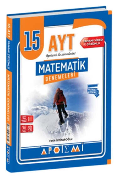 Apotemi Yayınları 2026 AYT Matematik 15 Çözümlü Deneme - 1
