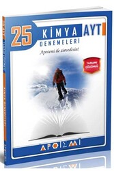 Apotemi Yayınları - ​Apotemi Yayınları AYT Kimya Tamamı Çözümlü 25’li Denemeleri