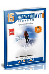 Apotemi Yayınları - Apotemi Yayınları AYT Matematik 15 Çözümlü Deneme