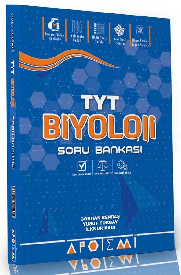 Apotemi Yayınları TYT Biyoloji Soru Bankası
