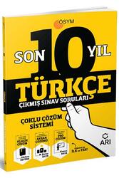 Arı Yayıncılık - Arı Yayıncılık Türkçe Son 10 Yıl Çıkmış Sınav Soruları