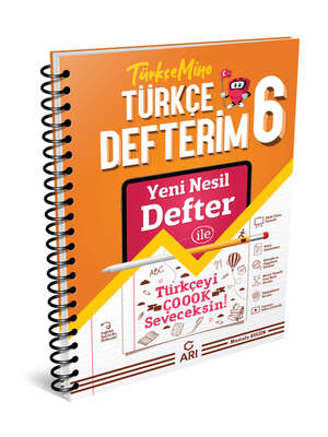 Arı Yayıncılık 6. Sınıf TürkçeMino Türkçe Defterim - 1