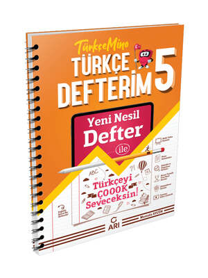 Arı Yayıncılık 5. Sınıf TürkçeMino Türkçe Defterim - 1