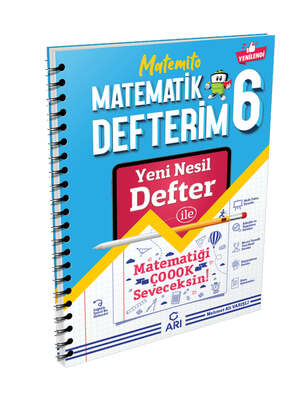 Arı Yayıncılık Matemito Matematik Defterim 6. Sınıf - 1