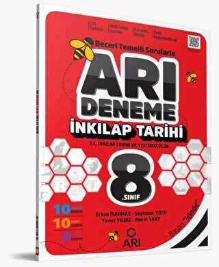 Arı Yayınları 8. Sınıf T.C. İnkılap Tarihi ve Atatürkçülük Deneme - 1