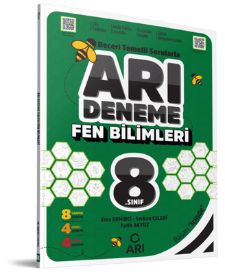 8. Sınıf Fen Bilimleri Arı Deneme - 1