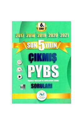 Av Yayınları 6. Sınıf PYBS Son 5 Yıl Çıkmış Sorular - 1