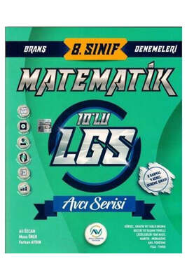 Av Akıllı Versiyon Yayınları 8. Sınıf LGS Matematik 10 lu Deneme - 1